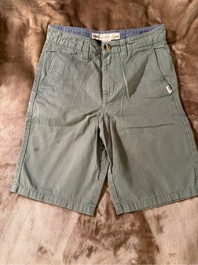 Vans Men’s Olive Green Flat-Front Chino Shorts